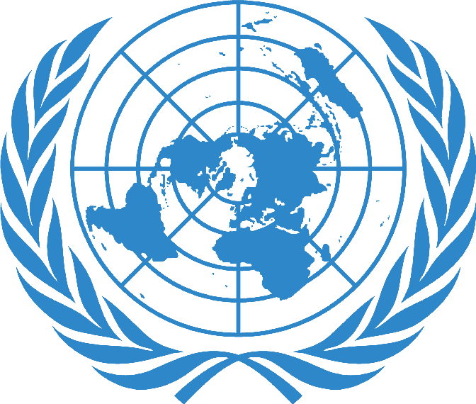 United Nations laurel planet logo