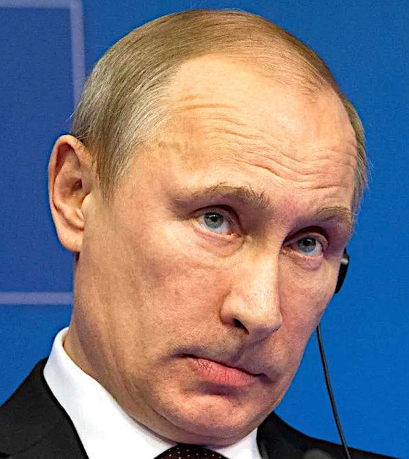 Vladimir Putin, officially declared a UN war criminal