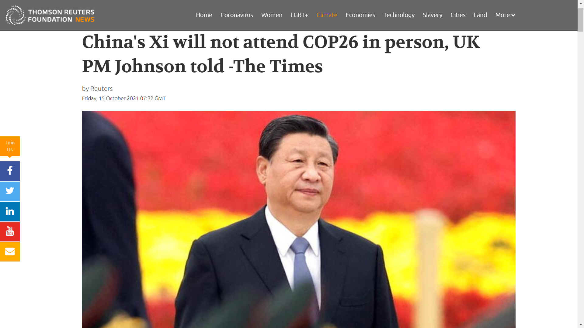 Xi Jinping loves dirty black coal and carbon dioxide